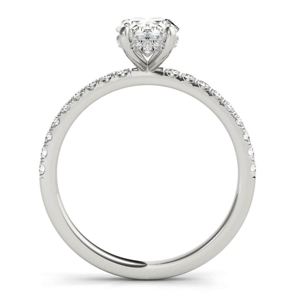 Remi Delicate Pave Engagement Ring