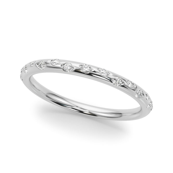 Shine Wedding Band in Platinum