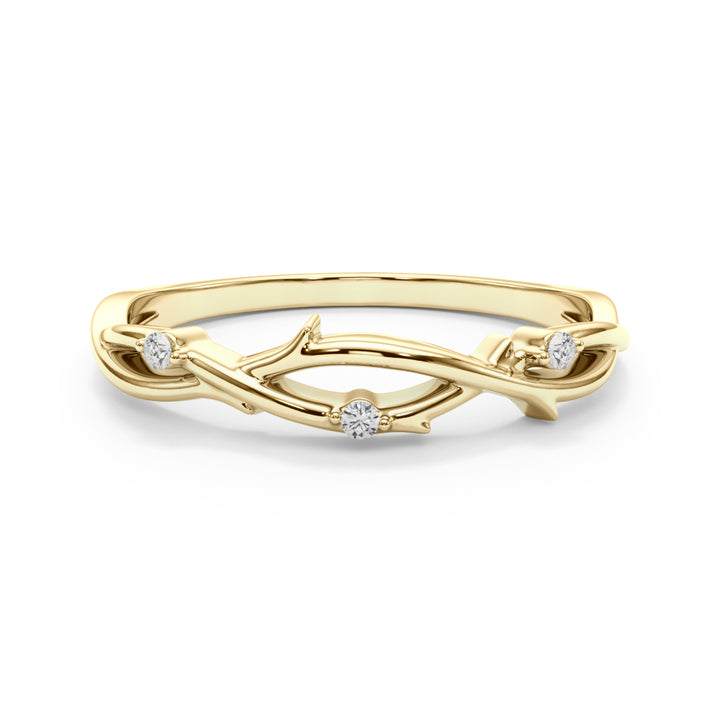 Jolly Wedding Band in Yellow Gold