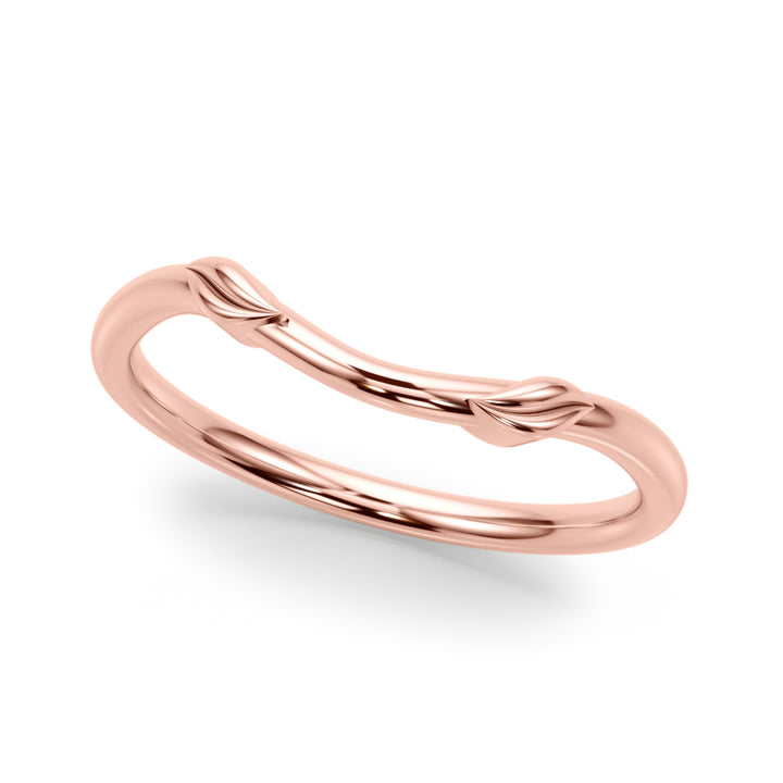 Estella Wedding Band in Rose Gold