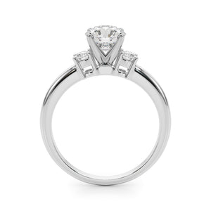 Jo Three Stone Ring Engagement Ring