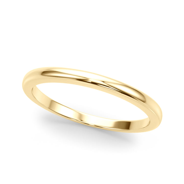 Bella Matching Band in Yellow Gold