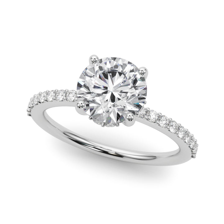 Briss Hidden Halo Engagement Ring