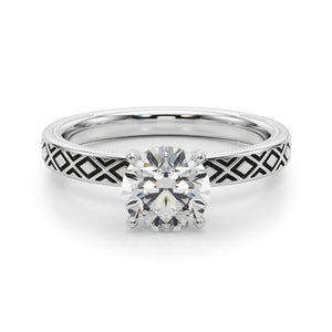 Linen Vintage Xo Engagement Ring