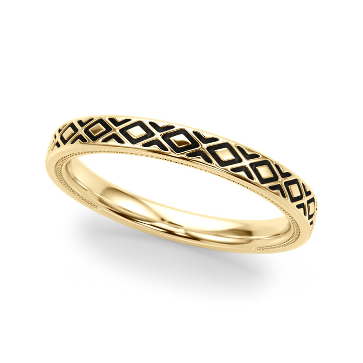 Crave Wedding Band in Yellow Gold
