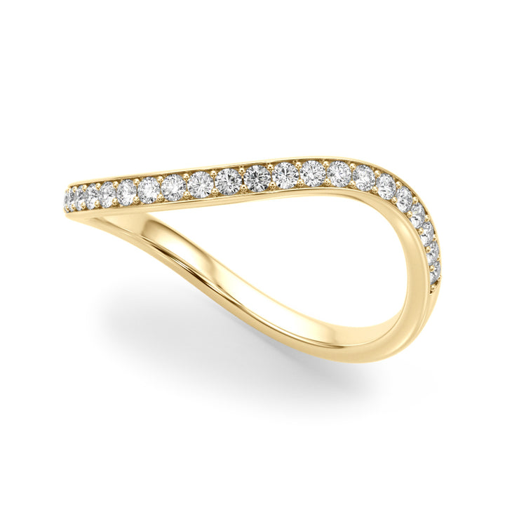 Libson Wedding Band in Yellow Gold