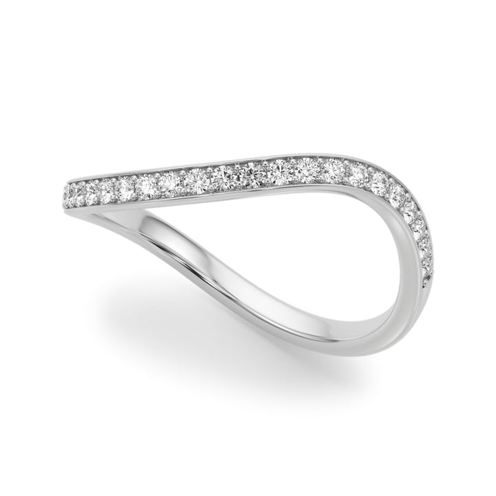 Libson Wedding Band in Platinum