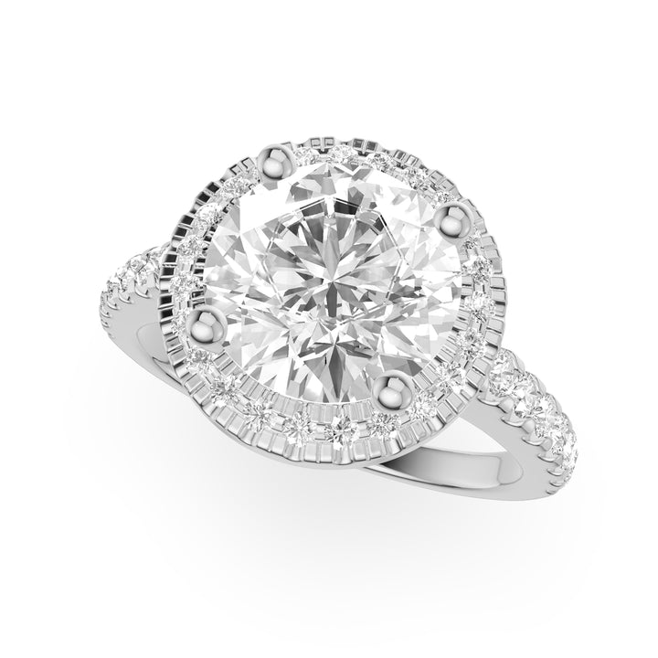 Adelaide Halo Ring Engagement Ring