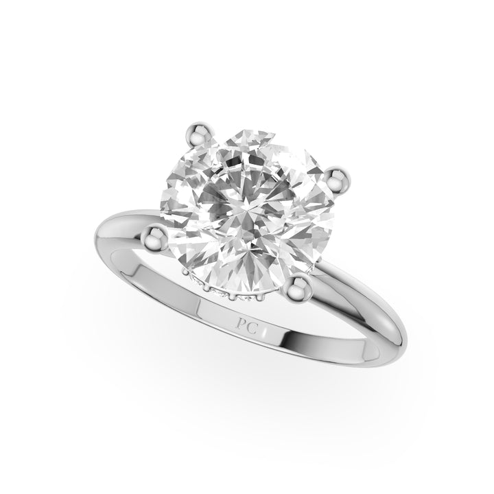 Frido Hidden Halo Engagement Ring