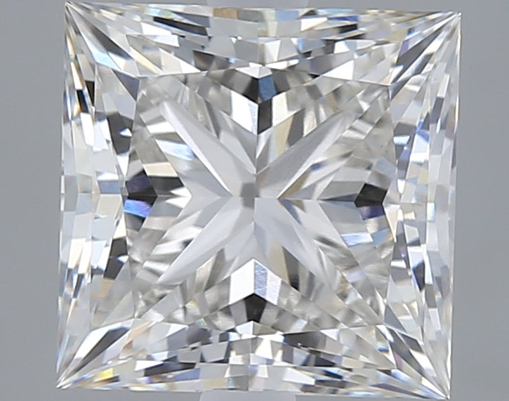 3.1 ct H Color VVS2 Clarity Princess Shape Lab Grown Diamond