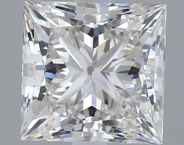 3.1 ct H Color VVS2 Clarity Princess Shape Lab Grown Diamond