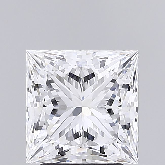 3.18 ct D Color VVS2 Clarity Princess Shape Lab Grown Diamond