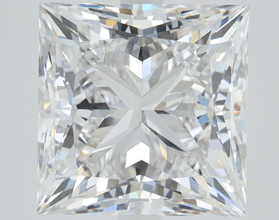 5.52 ct D Color VVS2 Clarity Princess Shape Lab Grown Diamond