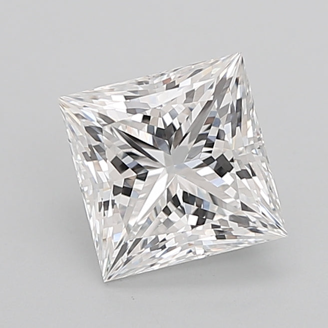 3.05 ct E Color VVS2 Clarity Princess Shape Lab Grown Diamond