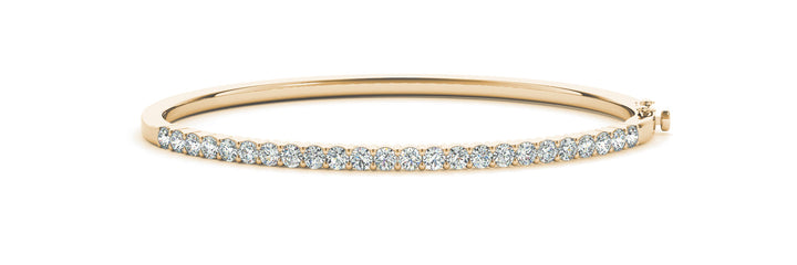 Ascer Traditional Bangle Bracelet in Yellow Gold