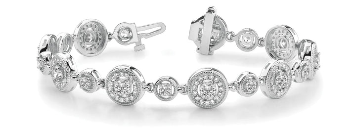 Sain Vintage Bracelet in Platinum