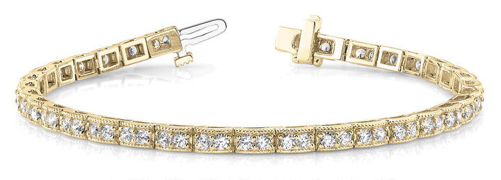 Hana Vintage Bracelet in Yellow Gold