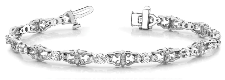 Kenny Fashion Bracelet in Platinum