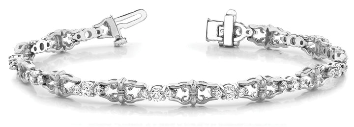 Kenny Fashion Bracelet in Platinum