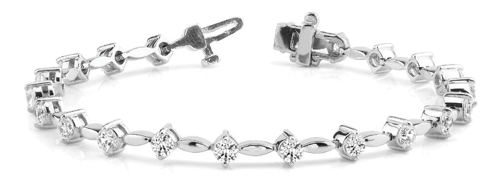 Eden Fashion Bracelet in Platinum
