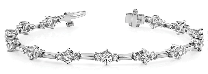 Klyie Fashion Bracelet in Platinum