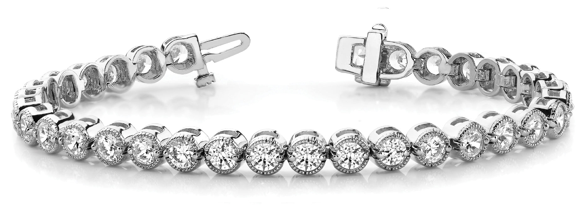 Michael In Line Prong Set Bracelet