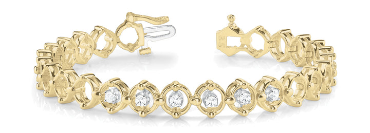 Derby Fashion Bracelet in 18K Yellow Gold