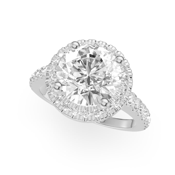 Adelaide Halo Ring Engagement Ring