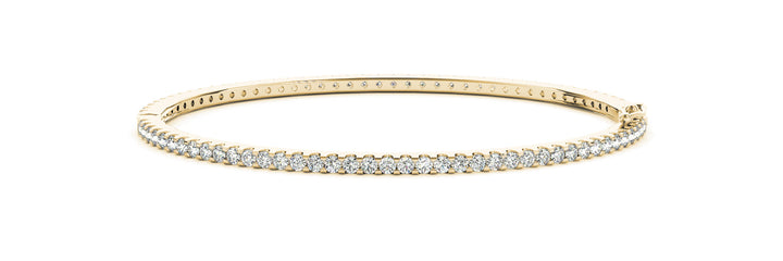 Diary Traditional Bangle Bracelet in Yellow Gold