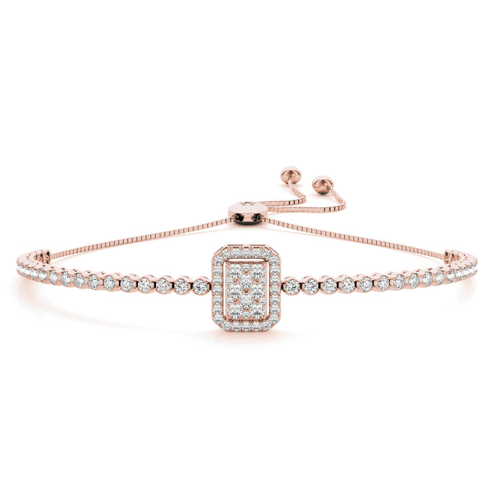 Quin Adjustable Bracelet in Rose Gold