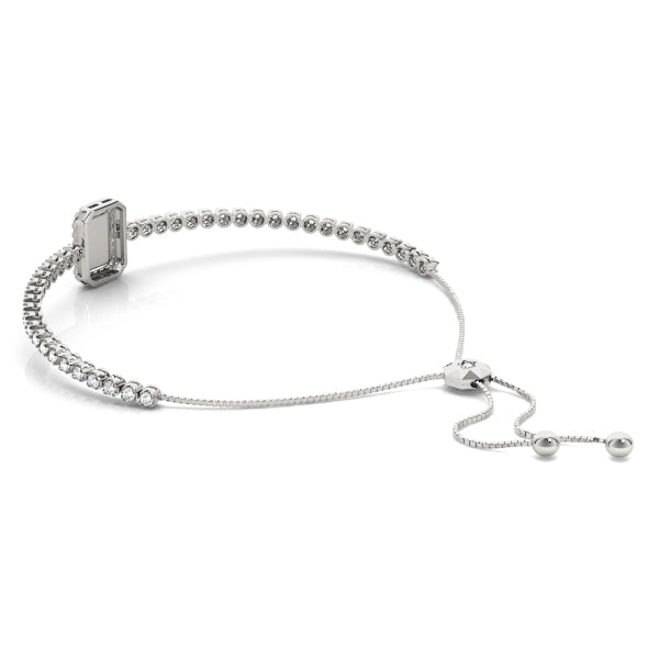 Quin Adjustable Bracelet in Platinum