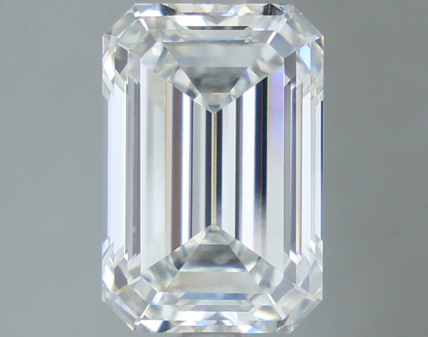 3.38 ct F Color VVS2 Clarity Emerald Shape Lab Grown Diamond