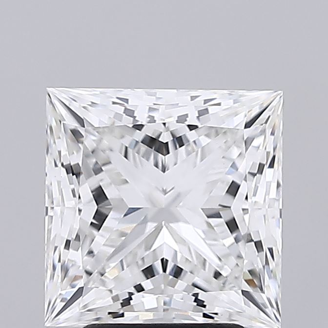 3.5 ct F Color VVS2 Clarity Princess Shape Lab Grown Diamond