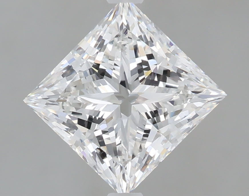 2.08 ct E Color VVS2 Clarity Princess Shape Lab Grown Diamond