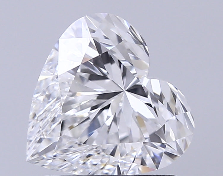 1.51 ct D Color VVS2 Clarity Heart Shape Lab Grown Diamond
