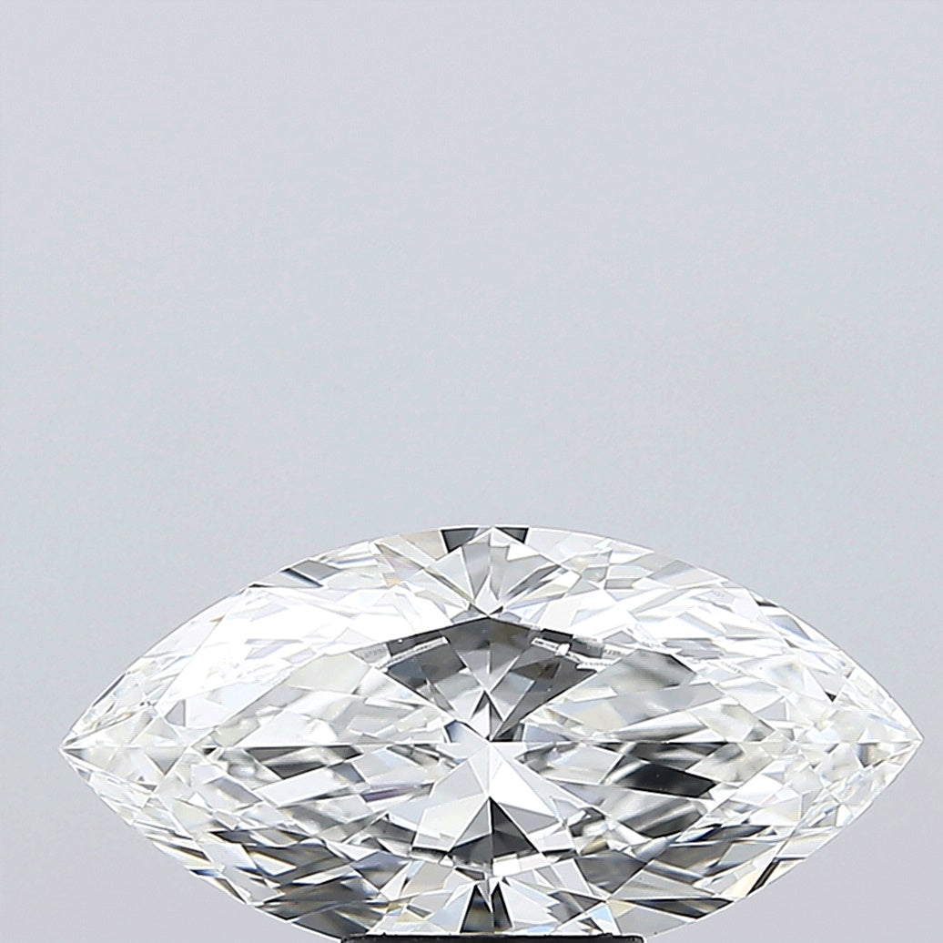 4.06 ct G Color VVS2 Clarity Marquise Shape Lab Grown Diamond