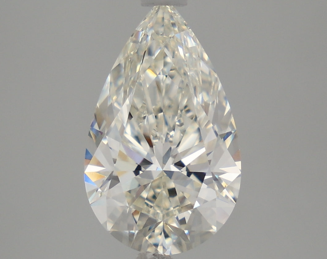3.03 ct H Color VVS2 Clarity Pear Shape Lab Grown Diamond