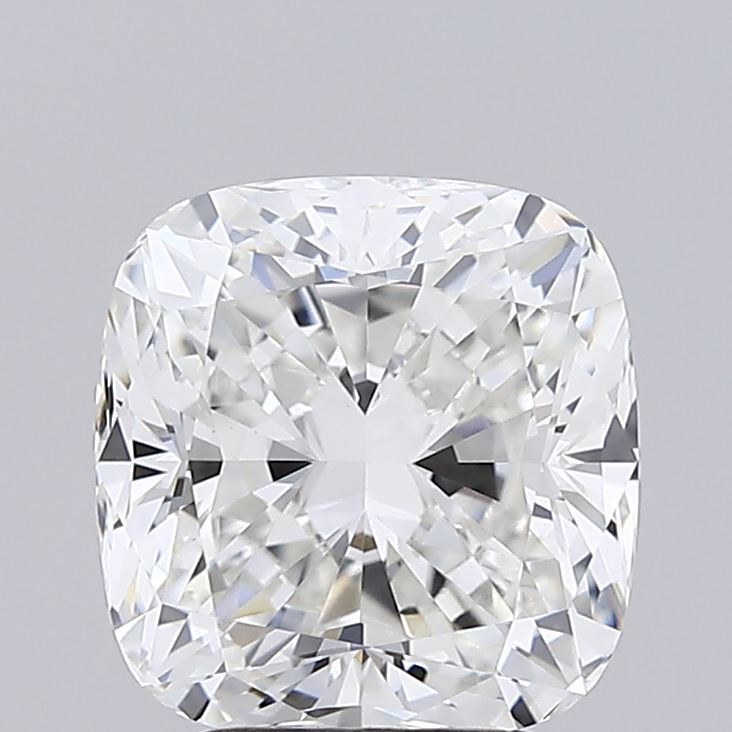 3.04 ct F Color VVS2 Clarity Cushion Shape Lab Grown Diamond