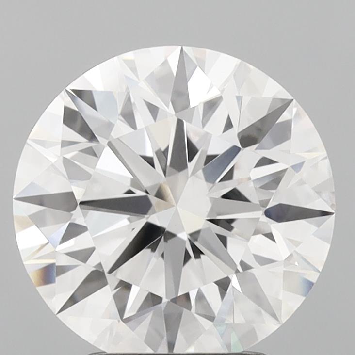 3.03 ct F Color VVS2 Clarity Round Shape Lab Grown Diamond