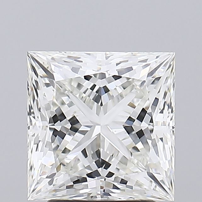 3.09 ct G Color VVS2 Clarity Princess Shape Lab Grown Diamond
