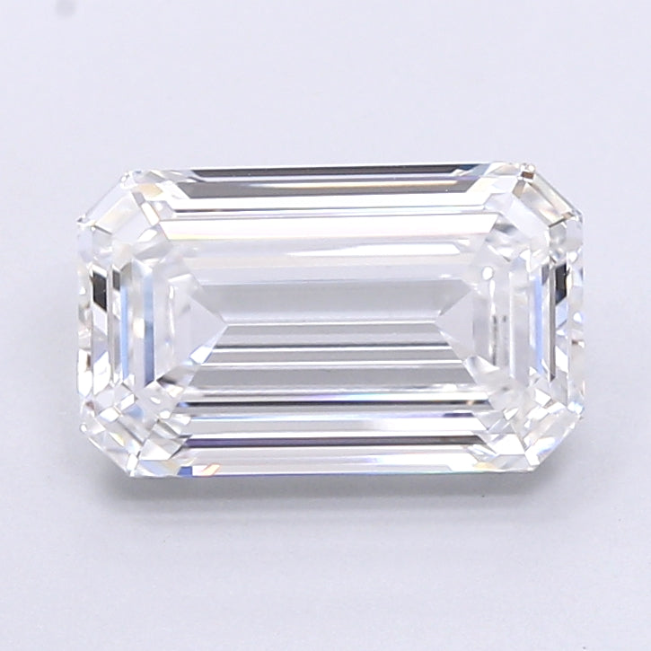 3.35 ct E Color VVS2 Clarity Emerald Shape Lab Grown Diamond