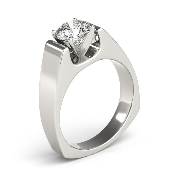 Larry Euro Shank Solitare Engagement Ring
