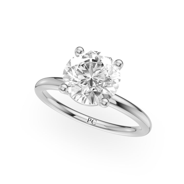 Isa Oval Solitaire Engagement Ring
