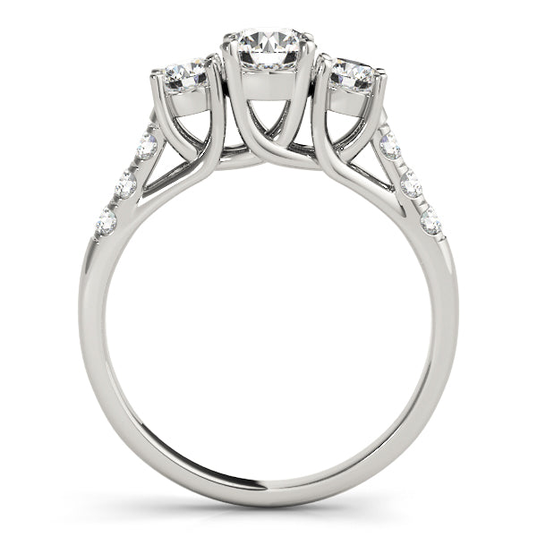 Nancy Side Stoneengagement Ring
