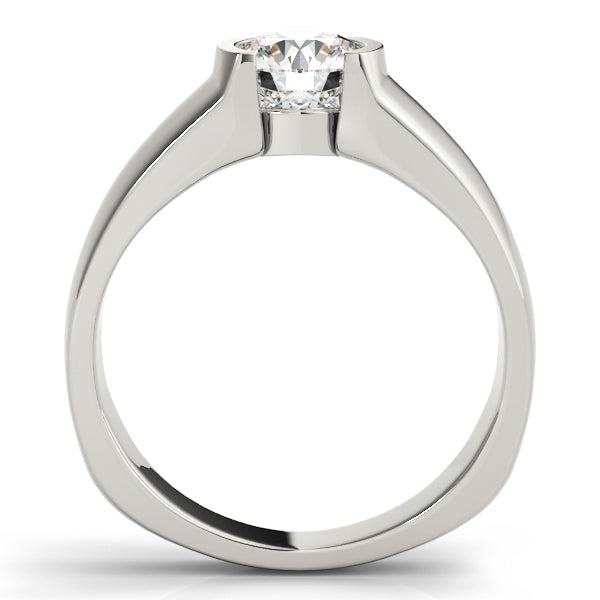 Molly Bezel Hidden Halo Engagement Ring