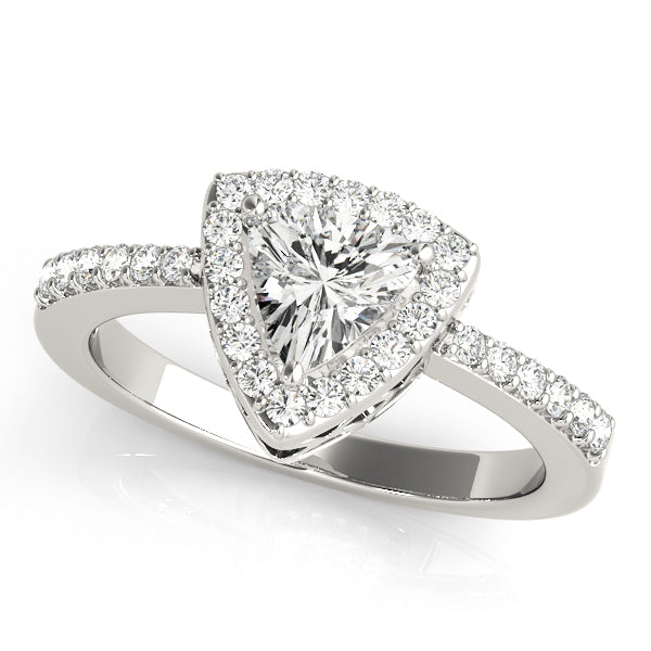 Sam Halo Pave Engagement Ring