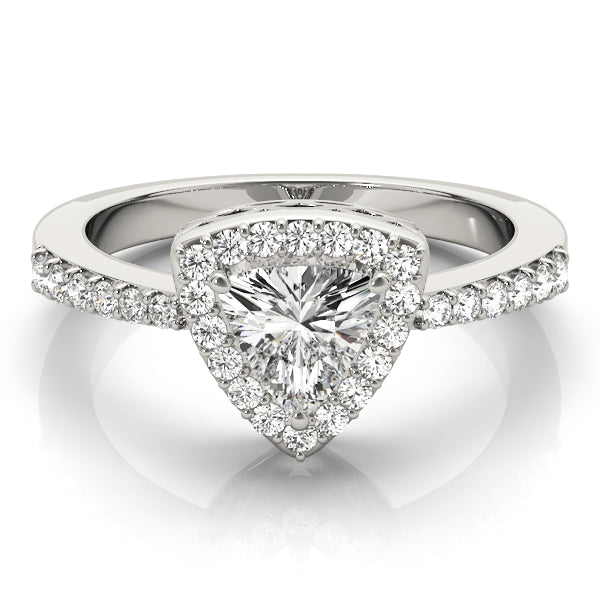 Sam Halo Pave Engagement Ring