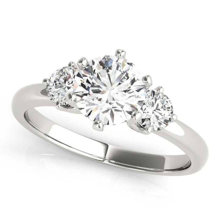 May Three Stone Engagement Ring