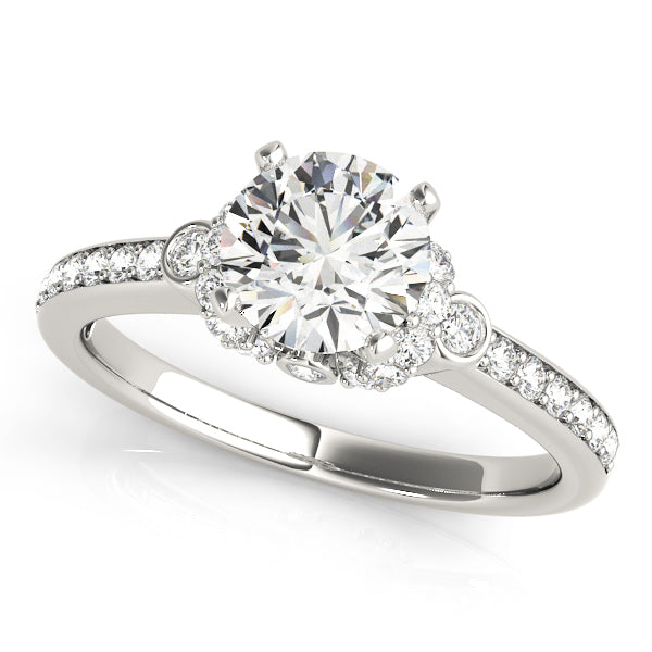 Gazy Pave Engagement Ring