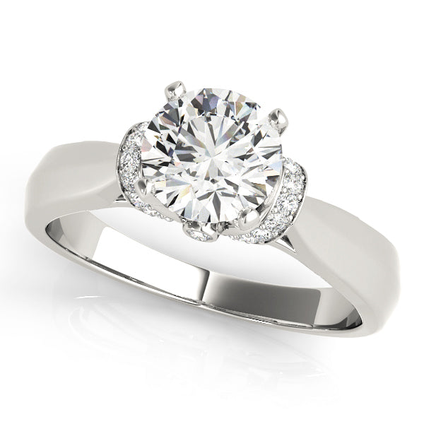 Lyric Side Stone Engagement Ring